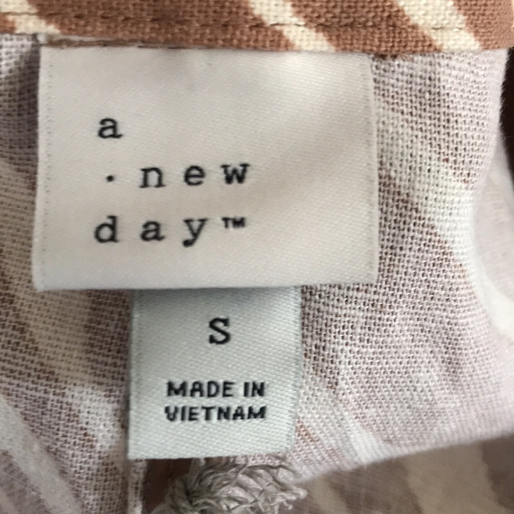 NEW A New Day Brown Zebra Stripe Blazer. S - Picture 6 of 7